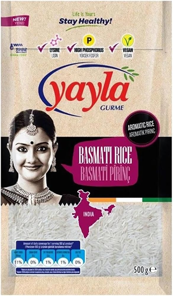yayla Gurme Basmati Pirinç,500 gr