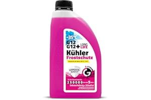 ‎GAMIX Gamix Hochwertige Autochemikalien | Kühlerfrostschutz G12 / G12+ | Kühlflüssigkeit 5 Jahre bis -35° | Gebrauchsfertig Kühlmittel Auto 1L
