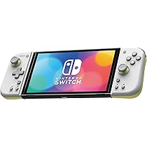 HORI Split Pad Compact: Light Gray and Yellow for Nintendo Switch