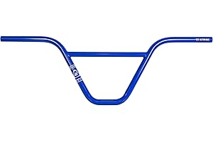 EB EASTERN BIKES Guidon de la série Eastern Bikes Atom, construction en Chromoly 100% léger (Bleu Brillant, 10")