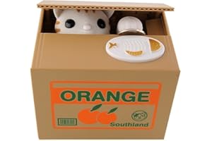 Xrten Elektronische Spardose, Elektronische Katze Sparbüchse für Kinder und Erwachsene, Kleine Sparkasse Gelddose Geschenk für Kinder für Kleingeld