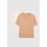 Bisiklet Yaka Kırmızı Basic Tiş&ouml;rt Regular Fit/Normal Kesim 1600955-86417