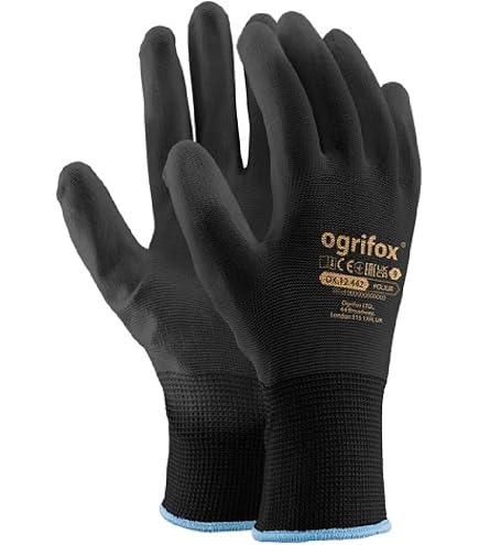 Lot De 120 Paires De Gants De Protection En Latex - Taille 10 - Gris/bleu/noir - Norme EN420