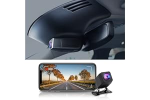 Przednia i tylna kamera rozdzielcza FITCAMX 4K Odpowiednia dla Volvo XC60 2018-2021, Volvo S90 V90 2017-2021 (Model A), HD Video WiFi, dopasowanie OEM, G-Sensor, Plug Play z kartą 128GB