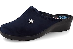 Fly Flot Pantofole Donna in Tessuto con Logo, Sottopiede Antishock, Sandali a Ciabatta