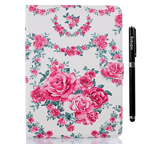 inShang iPad Hülle Schutzhülle für iPad iPad pro 9.7, PU Leder, Ständer Etui Tasche Smart Case Cover für ipad iPad pro 9.7 inch mit Automatische Einschlaf/Aufwach + inShang Logo hochwertigen Stylus Eingabestift Stift