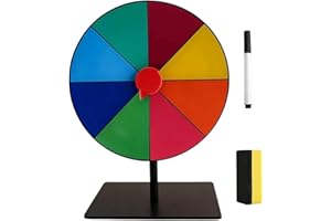BAGUBDR 3Pcs Spin the Wheel Set, Roulette Wheel Game Set for Interactive Party Games, Classroom Activities, Corporate Team-Building Exercises, Prize Giveaways, Spinning Wheel with Stand