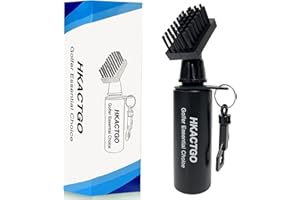 HKACTGO Brosse nettoyante pour Club de Golf avec Clip et Bouteille à Presser 7.5 inches Holds 4 Ounces Parfait pour Garder Vos Clubs de Golf Propres Durable et Portable Accessoires de Golf