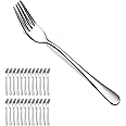 Evanda Dinner Fork 24 Pieces, Stainless Steel 20.5cm Fork Set for Cake, Table, Dessert - Easy to Clean, Dishwasher Safe