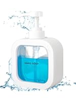 Episkey Soap Dispenser for Bathroom and Kitchen Sink, Small Hand Soap Plastic Dish Soap Dispenser with Pump and Labels for Kitchen Sink Countertop Kit
