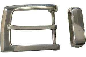 BELTINGER Fibbia per cintura con passante 4,0 cm | fibbia per cintura 40mm solida | fibbia a spillo | cintura intercambiabile fino a 4cm