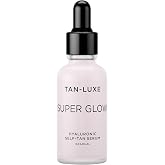 Tan Luxe SUPER GLOW Self Tanning Serum, (1 fl oz) Step-by-Step Daily Self Tanning Skincare, Cruelty-Free &amp; Vegan