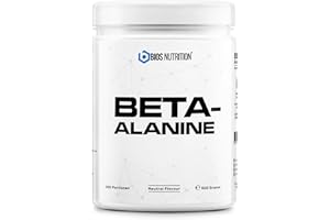 ‎BIOS NUTRITION Beta-Alanin Pulver 500gr – +99% Reinheit – geschmacksneutral – vegan, hochdosiert, ohne Zusätze – BIOS Nutrition (Made in Germany)