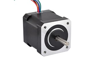 JoyNano Nema 17 moteur pas à pas bipolaire 1.7A 59N.cm Couple de maintien 2-Phase 4 fils 1,8 deg corps 48mm pour imprimante 3D ou machine CNC