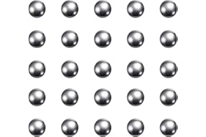 QUARKZMAN 220uds Precisión Bolas 3mm Diámetro 316L Inoxidable Acero para Rodamientos