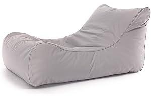 ‎ECOPUF Ecopuf Wetterfester Outdoor Sitzsack Master – Wasserabweisend, Beanbag mit EPS-Perlen, Ideal für Drinnen und Draußen, für Garten, Pool und Terrasse, Relaxliege für Kinder & Erwachsene