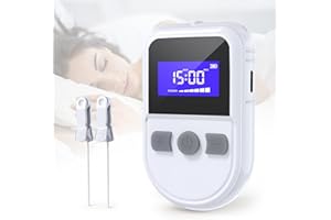 iKeener Macchina Sonno per L'insonnia,Strumento Sonno Portatile Approvato FDA,Dispositivo Sonno Caricare USB per Addormentarsi,Miglioramento Sonno,Ansia,Depressione,Sollievo Dall'emicrania (Bianco)