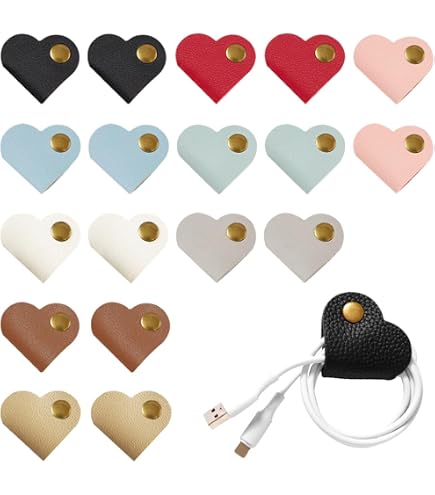Desire2 Cable Nuggets – 10 Clip Autoadesive Per Cavi, Organizer Da Scrivania Per Gestione Cavi USB E Alimentazione, 3 Anni Di Garanzia - copertina