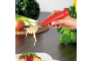 MOSTROMANIA Forchetta per Spaghetti Elettrica Automatica, Posata Rotante per Bambini