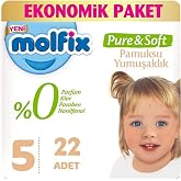 Molfix Pure&soft 5 Numara Bebek Bezi 22 Li
