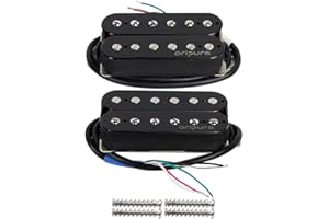 OriPure Alnico - Pastillas Humbucker para guitarra, 5 unidades, color negro