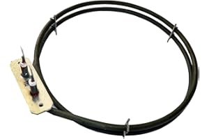 Place4parts Compatible Fan Oven Cooker Element for Bush DHBET60W BDBL60ELB DHBDBL60B BS60ELW BT60ELB BT60ELW DHBDBL60W