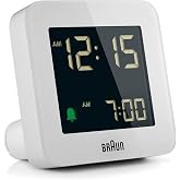 Braun BC09 dijital seyahat saati, beyaz