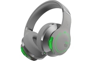 Edifier Hecate G5BT Auriculares Inalámbricos para Gaming,Orejera Soft Memory, Hi-Res Audio H+ Efectos Sonoros, RGB Luz, Bluetooth y Jack de 3,5 mm para PC / PS4 / PS5 / Teléfono/Switch