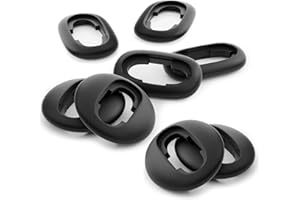Okuli 8 x Gommini Auricolari in Silicone Ricambio per Samsung Galaxy Buds Live Auricolari Cuffie in Nero