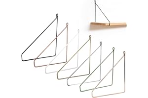 ‎NATURAL GOODS BERLIN Natural Goods Berlin 2X Regalhalterung PANKOW 250mm - Design Regalträger aus Metall Schwarz - Wandhalterung für Regalbretter - Regalhalter für Wandregale in Wohnzimmer, Küche & Bad