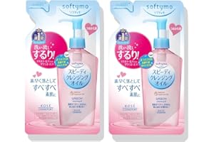 ABURIYA Kose Cosmeport Softymo Speedy Aceite Desmaquillante Recambio - Juego de 2 recambios de 200ml (Total 400ml)