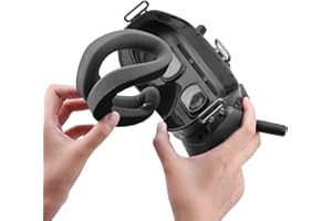 HeiyRC Rembourrage en mousse pour lunettes DJI V2, plaque frontale de rechange compatible avec les accessoires DJI FPV Combo/Avata – Version améliorée, pas de fuite de lumière