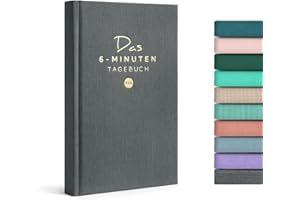 ‎URBESTSELF 6-Minuten-Tagebuch (Das Original) | Dankbarkeitstagebuch, Tagebuch für Erwachsene | Das Anti-Stress Journal mehr Selbstliebe & Achtsamkeit