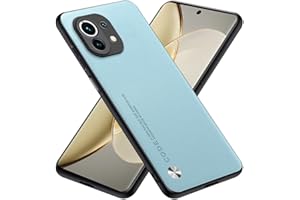 RankOne Funda Compatible con Xiaomi MI 11 Lite / 11 Lite 5G / 11 Lite 5G NE (6.55") Carcasa Caso Cover Estuche - Azul Claro