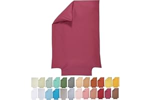 P'tit Basile - Funda nórdica para edredón - 100x140 cm - Borgoña - 100% algodón orgánico 57 Hilos/cm2 - Saco nórdico para Cuna Cama de bebé o niños pequeños