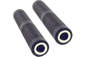 SHANFEILU Coupleur TRS TS 6,35 mm femelle vers femelle 6,35 mm TRS stéréo TS mono Jack connecteur extension pour microphone, guitare, haut-parleur, tuner 2 pièces