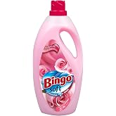 Bingo Soft G&uuml;lpembe Hipoalerjenik 30 Yıkama &Ccedil;amaşır Yumuşatıcısı (1 x 3000 mL)