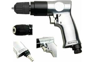 TOPOLENASHOP TRAPANO AD ARIA COMPRESSA AVVITATORE AUTOSERRANTE REVERSIBILE CON MANDRINO 3/8"