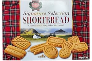 FUNTASY GIFTS Highland Speciality Signature Shortbread Selection 500g - Luxury Scottish Shortbread - Traditional Christmas Biscuit Gift - Product of Scotland