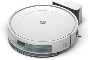 iRobot Roomba Combo Essential, Robot Aspirapolvere Lavapavimenti, Potente Aspirazione e Pulizia, Sistema di Pulizia a 4 fasi, Tre Livelli di Aspirazione, Controllabile Tramite App, Bianco