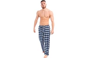 STYLE IT UP Mens Multipack Pyjamas Lounge Pants Cotton Flannel Bottoms Trouser Nightwear PJs Sleepwear Big & Tall Plus Sizes up to 4XL