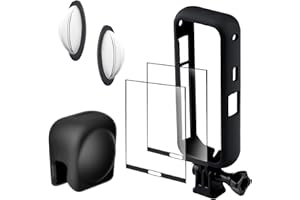 DGUSO Accesorios Insta 360 X3 Protector Lente Insta 360 X3, Protector Pantalla Insta360 X3, Tapa de Lente Insta360 X3, Insta360 X3 Accesorios Soporte Insta360 X3 para cámara de acción Insta360 X3