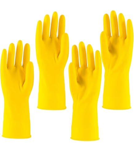 Rubber Gloves - Pair Large - Cleaning Supplies