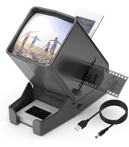 Scanner De Négatifs Rybozen - Transformez Vos Vieilles Diapos Et Négatifs 35mm En Photos Numériques Avec Votre Smartphone !