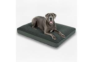 MH Home Dog Bed With Removeable Washable Cover, Pet Cat Beds Cushion Mattress, Soft Warm Dog Mat Pad For Dogs (Extra Large 80 x 120 cm, Highland)