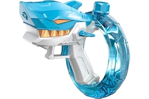 DIOXSTAR Automatic Electric Water G-U-N, Rechargeable Battery, Water Blaster Toys for Kids & Adult, Shark Design, 33 Ft Long Range, Lightweight and Portable, Blue