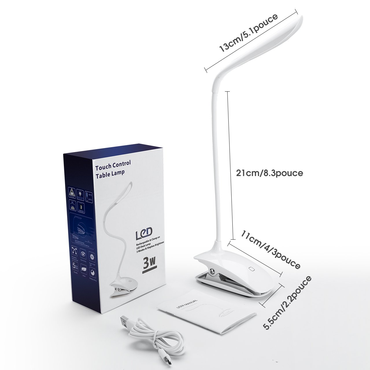 lampe led clipsable