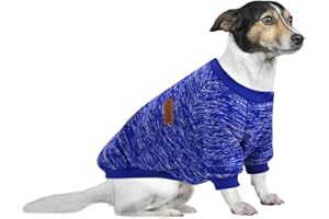 HuaLiSiJi Pull Polaire Grand Chien 5XL - Chaud, Léger, Texture Douce, Élastique, Facile à Porter, Couleurs Vives (Bleu Foncé)