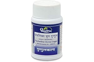 DHOOTAPAPESHWAR Shree Dhootpapeshwar | Panchatikta Ghruta Guggul (60 Tab), 2 Stück