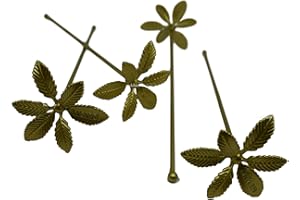 TASSORM Bacardi Stirrer Rührstab für Cocktail aus Metall Palmen - 4er Set